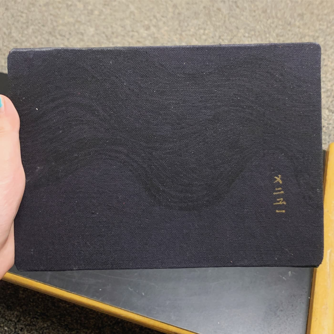 Handbound sketchbook cover
